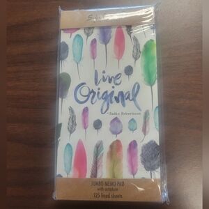 NWT Sadie Robertson Live Original Jumbo Memo pad w/scripture 125 lined sheets